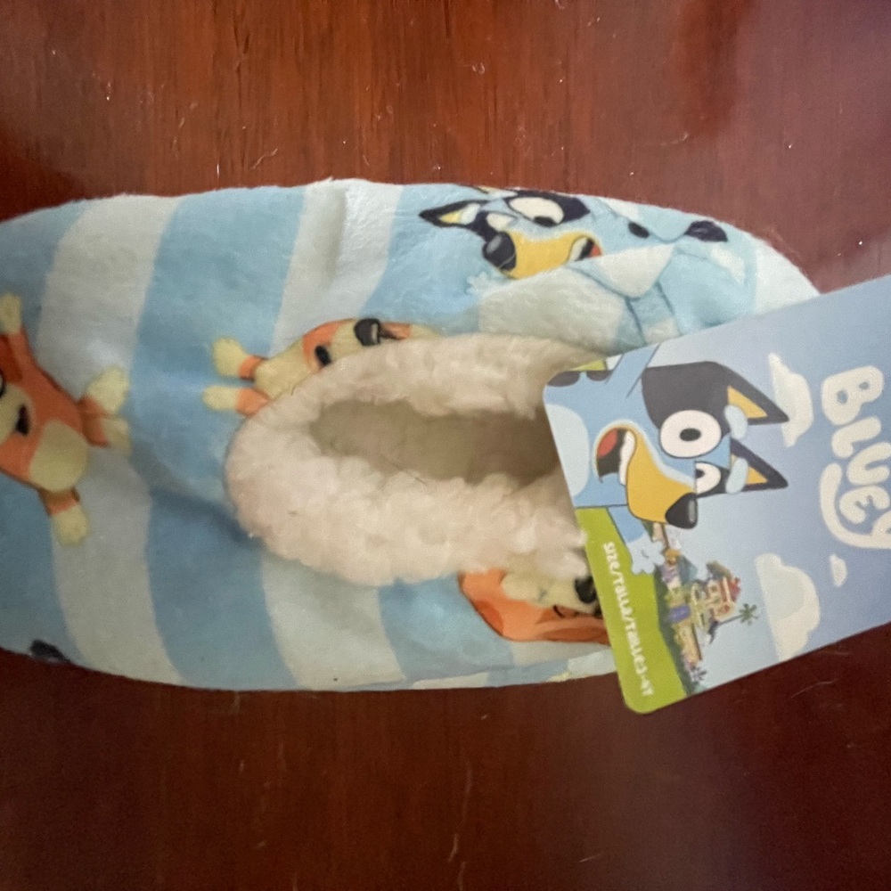 Bluey Kids Slippers - Blue